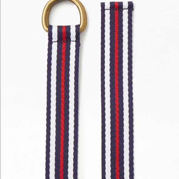 LA Hearts Navy & Red webbed belt from PacSun - Picture 2 of 3